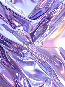 紫色流光流面线条艺术商务风格的背景
