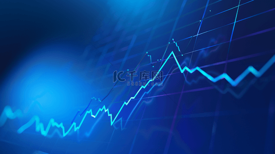 金融背景图片_蓝色科技金融数据数字化屏幕商务的背景