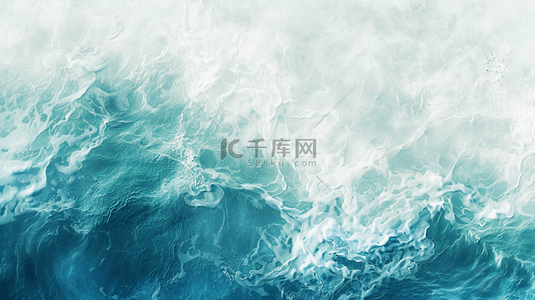 海洋波浪蓝色合成创意素材背景