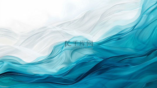 海洋波浪蓝色合成创意素材背景