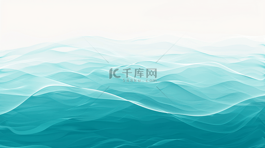 海洋波浪蓝色合成创意素材背景