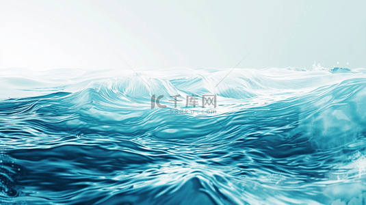 海洋背景图片_海洋波浪蓝色合成创意素材背景
