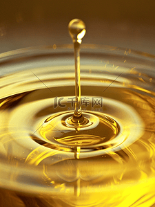 金黄色卫生食用油的背景