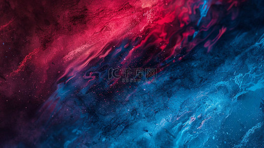 抽象红蓝混合合成创意素材背景