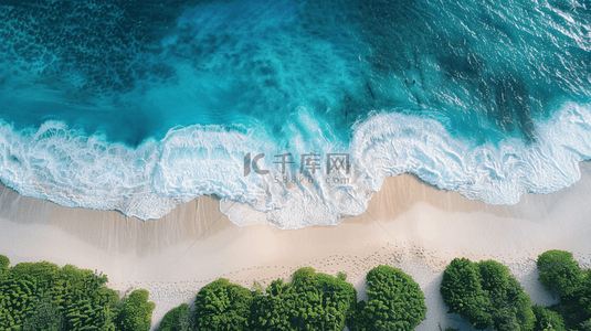 海边背景图片_夏季海边沙滩海浪休闲背景