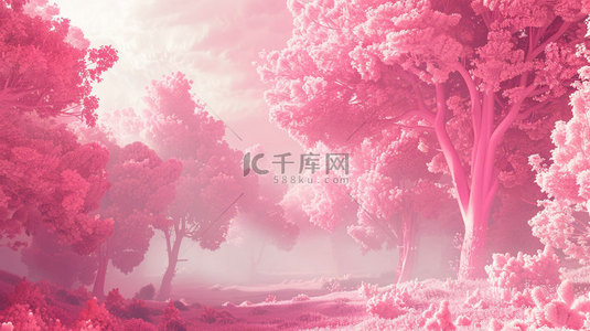 自然合成背景图片_粉色天空自然合成创意素材背景