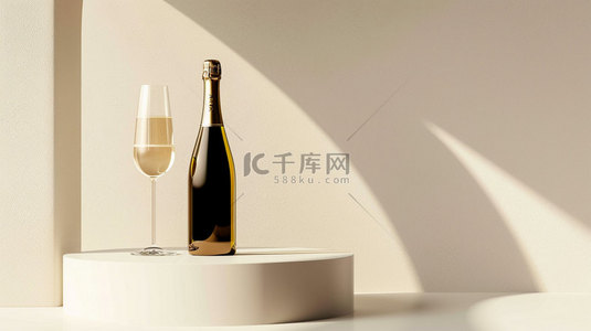 酒杯背景图片_酒杯香槟优雅合成创意素材背景