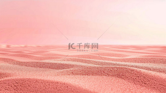 沙滩背景图片_沙滩沙粒粉色合成创意素材背景