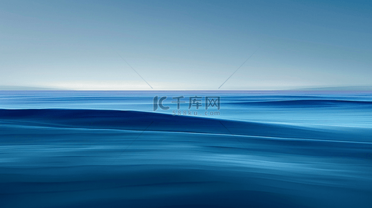 蓝色纹理海面上波纹平静的背景