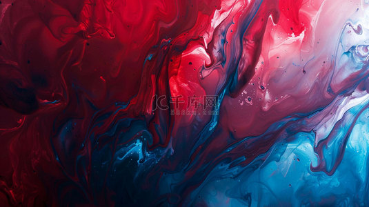 抽象混合背景图片_抽象红蓝混合合成创意素材背景