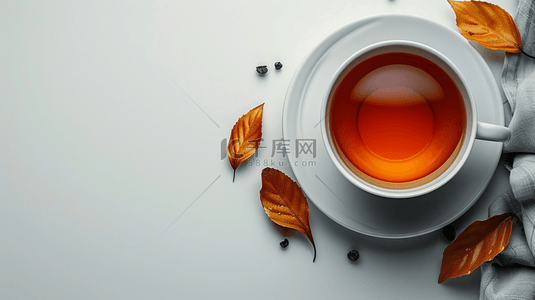 茶具茶朴素合成创意素材背景