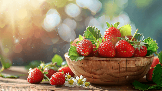 新鲜水果草莓摄影4