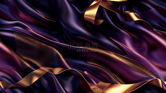 紫金色丝滑飘逸质感纹理风格的背景