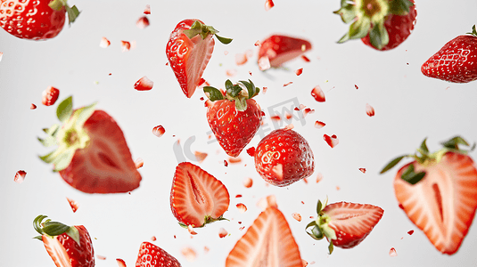 新鲜水果草莓摄影5