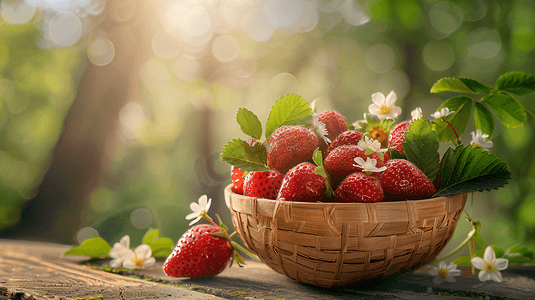 新鲜水果草莓摄影1