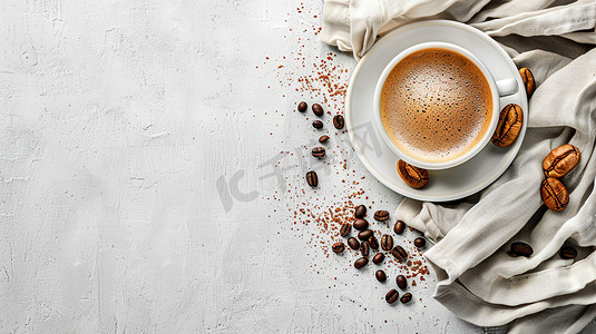 精致美式咖啡的摄影照片