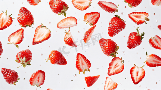 新鲜水果草莓摄影7