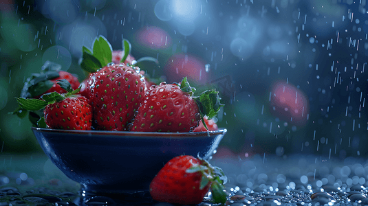 新鲜水果草莓摄影21