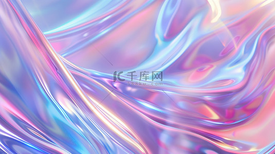 流动液体背景图片_彩色玻璃流动液体全息背景