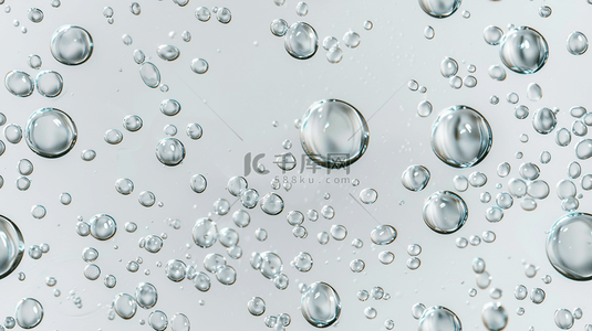 气泡的水背景图片_闪烁着气泡的透明的水背景