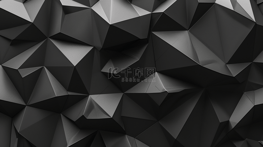黑色背景几何图形背景图片_黑色空间风格几何图形图案的商务背景