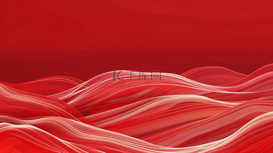 抽象文艺背景图片_红色纹理线条流线艺术风格抽象商务背景