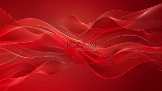 抽象文艺背景图片_红色纹理线条流线艺术风格抽象商务背景