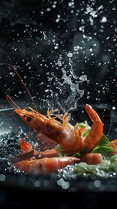 夏天夜市美食美味麻辣小龙虾设计图