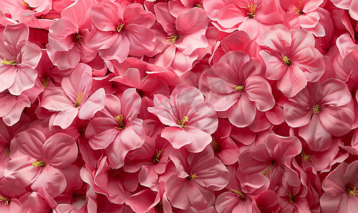 簇状粉色人造花背景设计壁纸面料设计