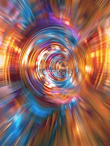 光学的背景图片_扭曲的径向隧道抽象背景