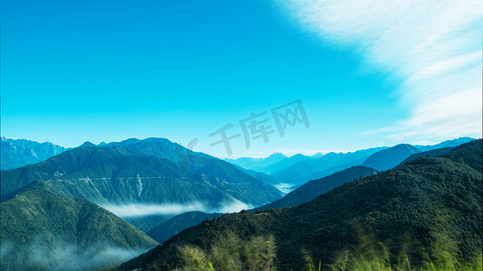 西藏林芝墨脱广阔山川