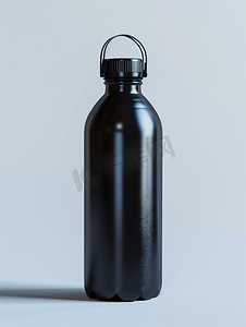 黑色铝水瓶样机