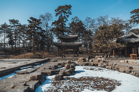 承德旅游摄影照片_超广角下的承德避暑山庄