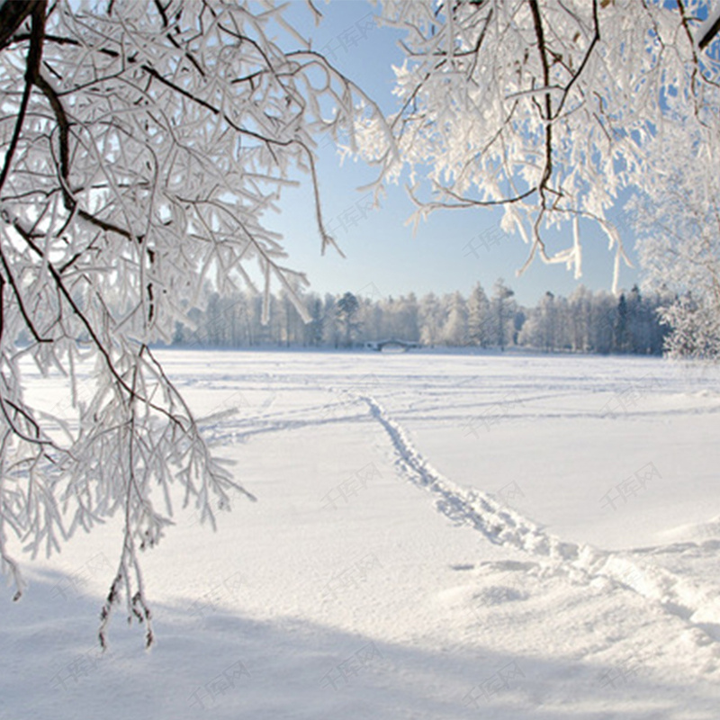 雪景背景图