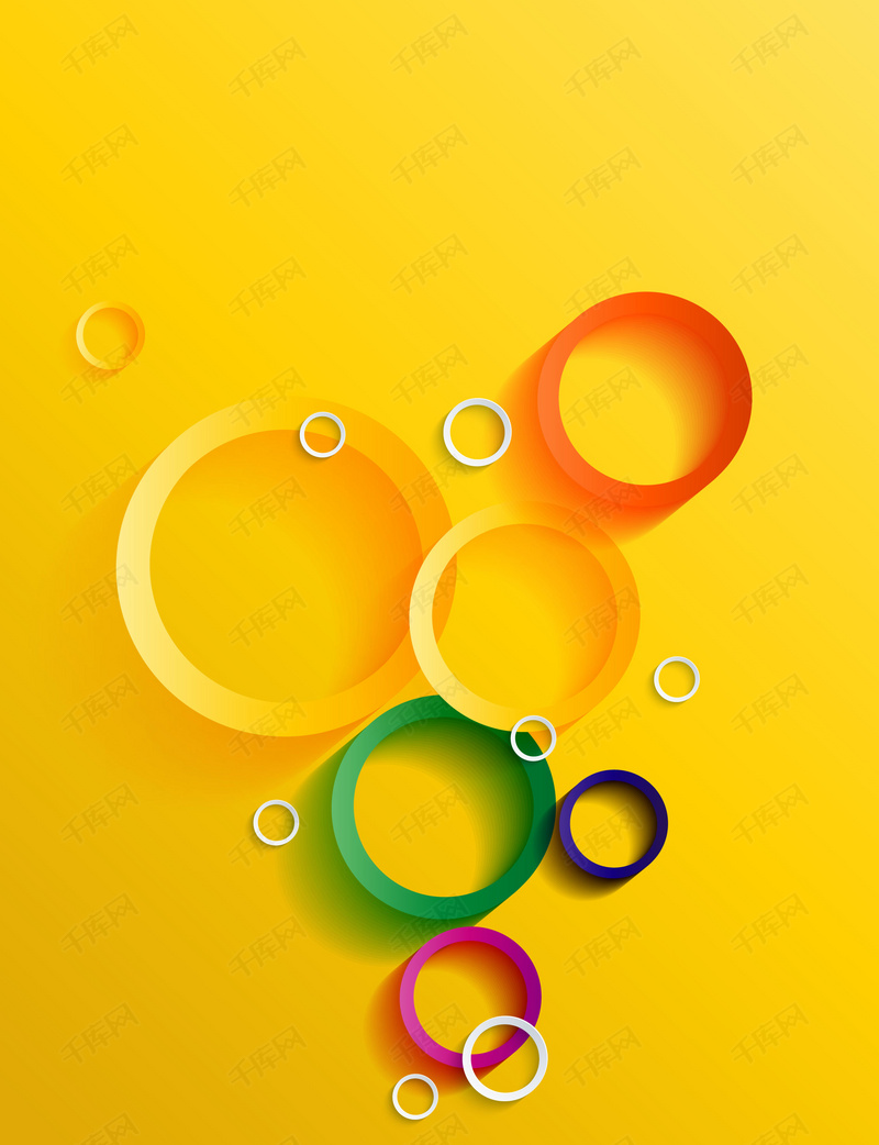 炫彩色彩圆圈渐变几何封面背景图片免费下载_广告背景