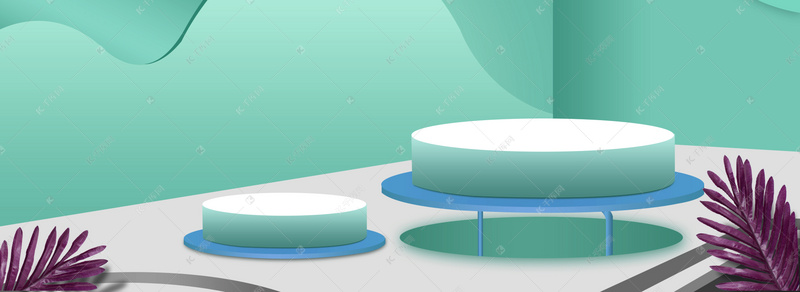 化妆品电商海报背景banner