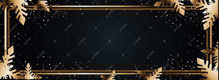 高级感金色电商海报背景banner