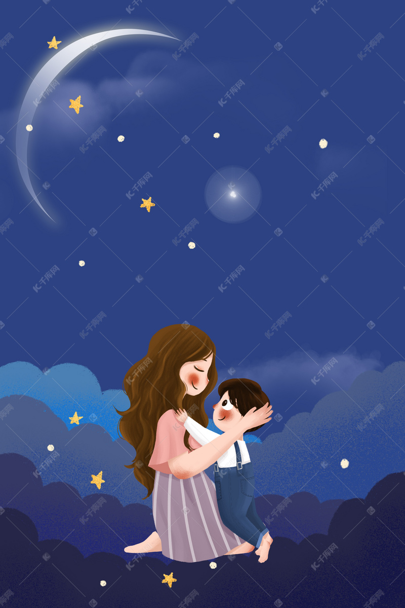 简约世界自闭症日背景模板