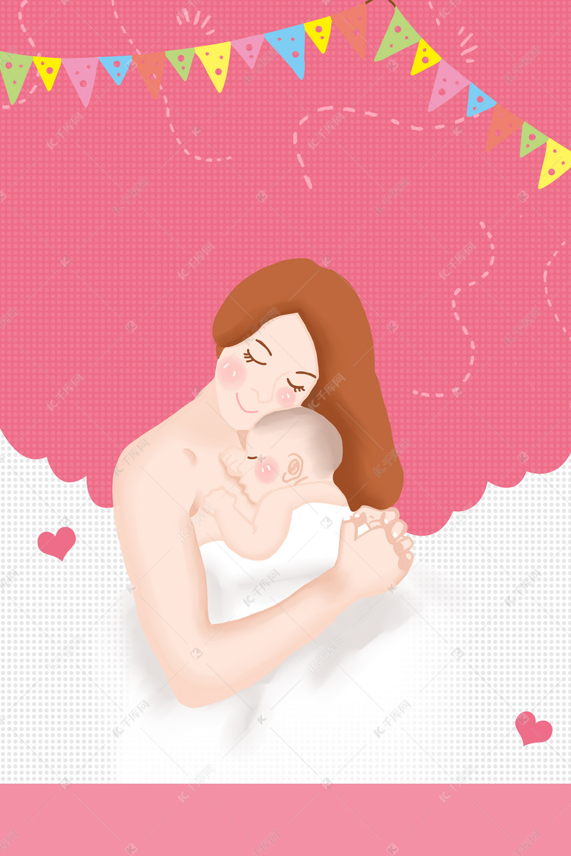 新生儿护理亲子母婴月子会所背景图片免费下载-千库网