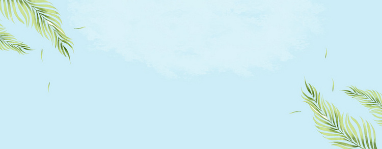 夏日清爽电商产品背景图