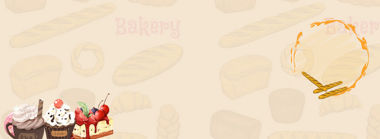 甜食美味面包banner背景图片免费下载-千库网