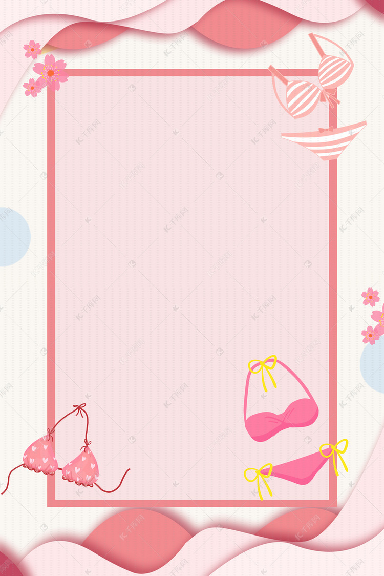 内衣背景素材_内衣美女(2)