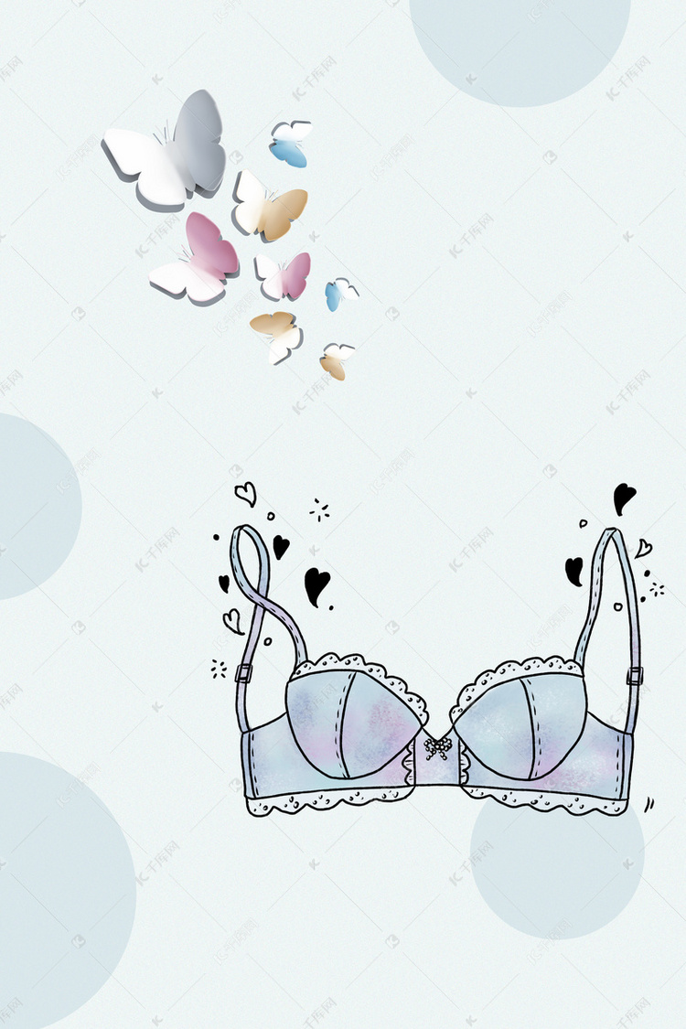 内衣背景素材_内衣美女(2)