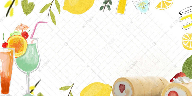 美食糕点食物零食淘宝电商banner背景图片免费下载-千