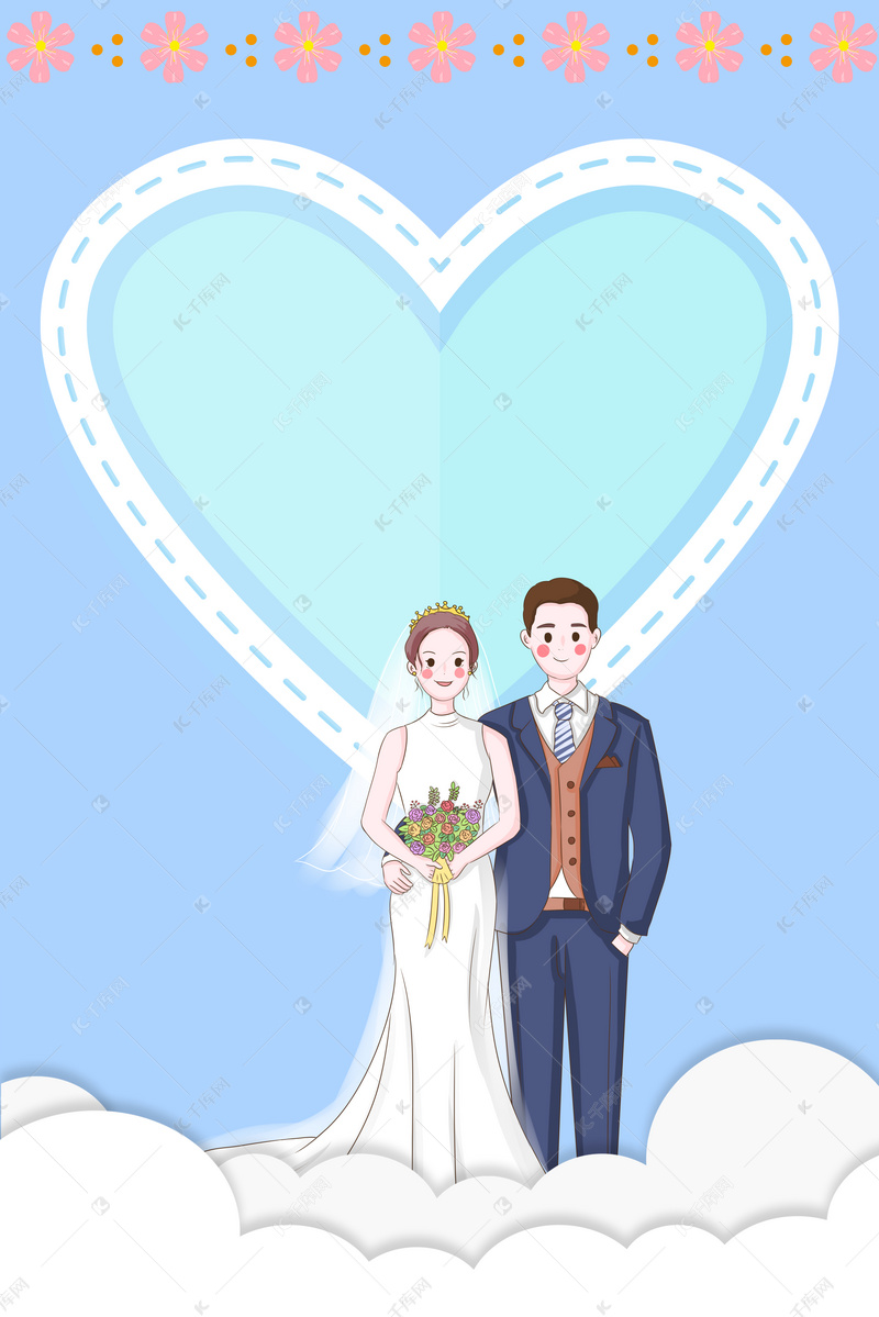 卡通婚纱摄影_情侣头像卡通婚纱(2)
