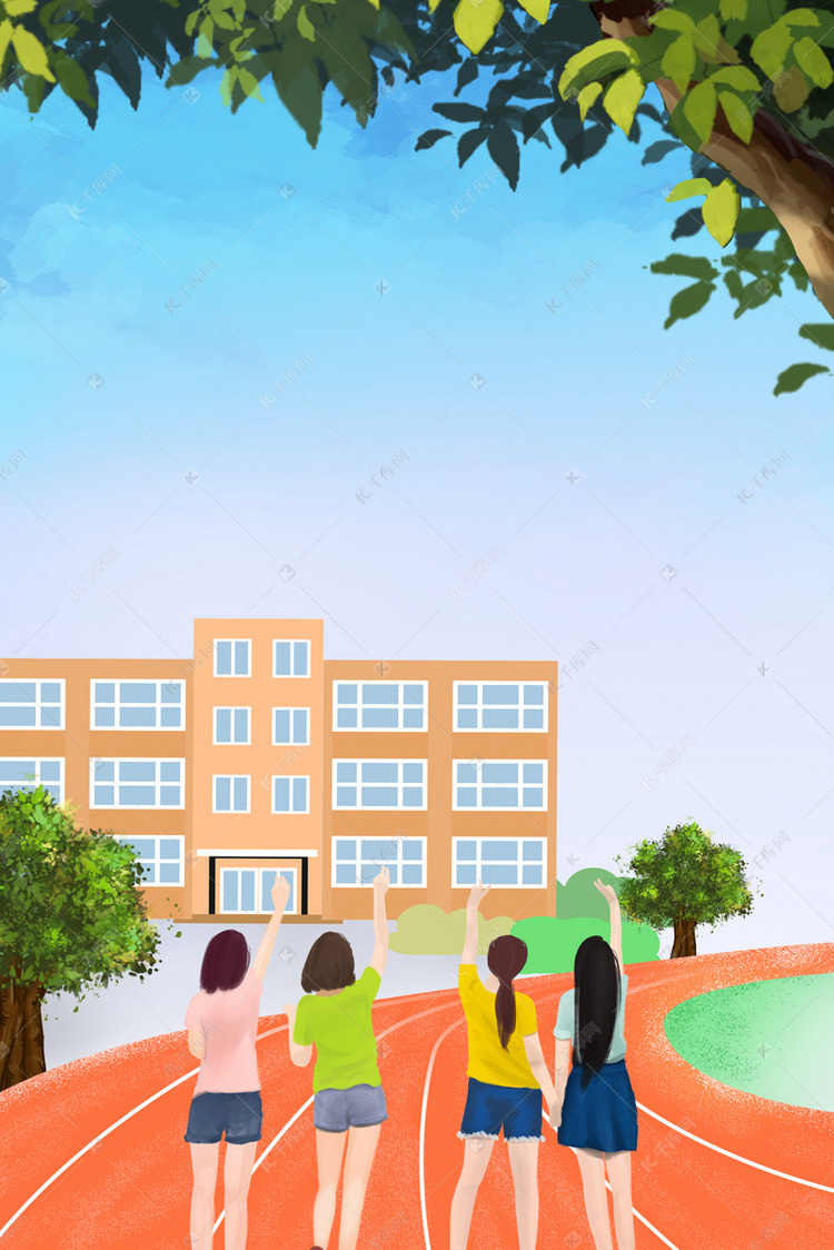 毕业季校园清新海报
