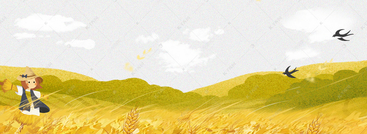 传统节气芒种节气背景