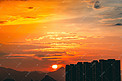 日落西山摄影图