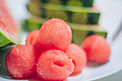 水果西瓜球摄影图