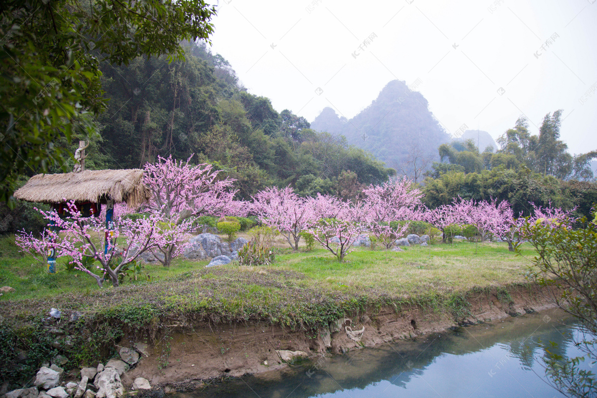 桂林桃花源摄影图片